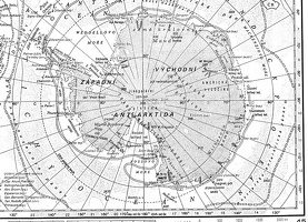 antarctis mapa