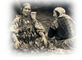 gypsy women feathered