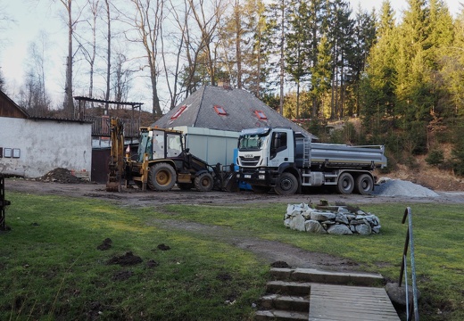 Stavba čistírny odpadních vod